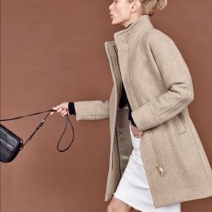 J.Crew Stadium-Cloth Cocoon Coat, Size 4